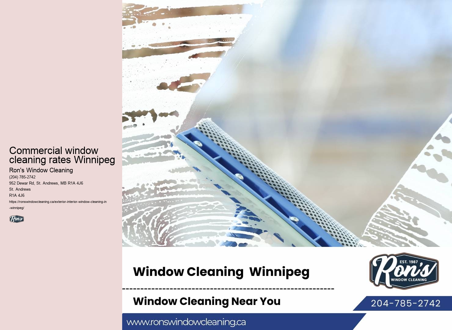 Professional high-rise window washing services