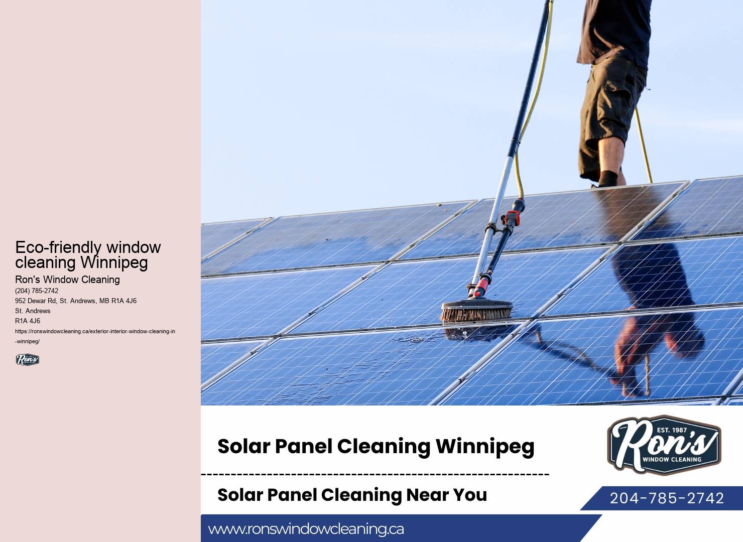 Window cleaning quotes online Winnipeg