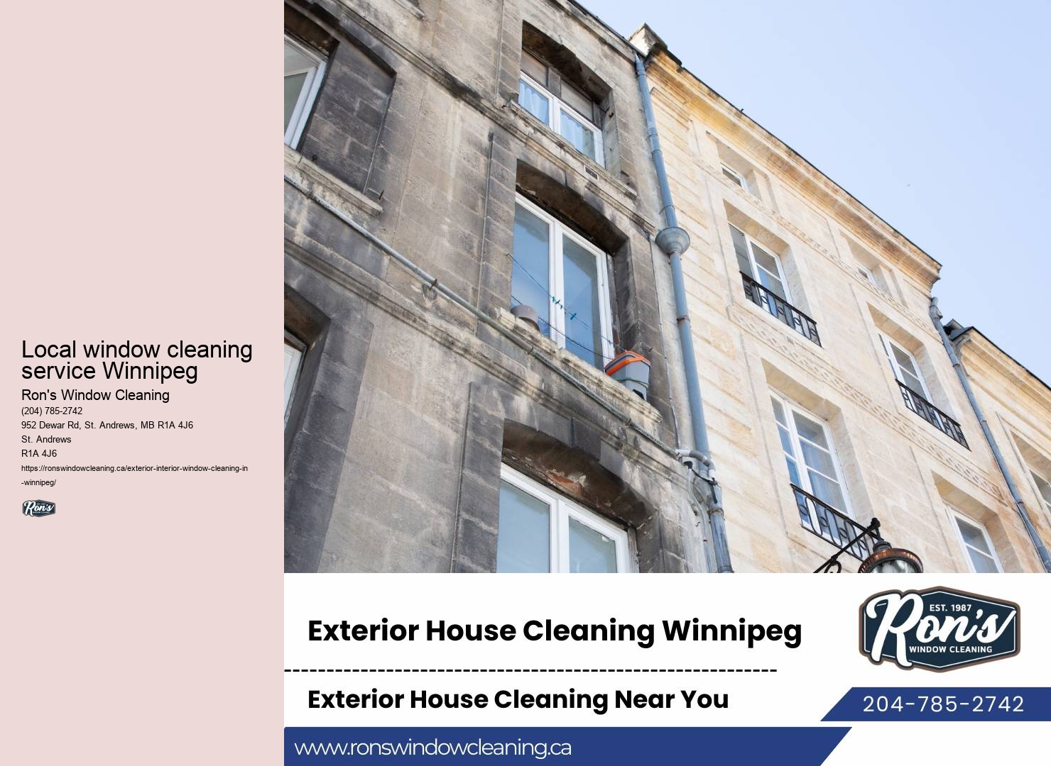 Expert residential window washing quote
