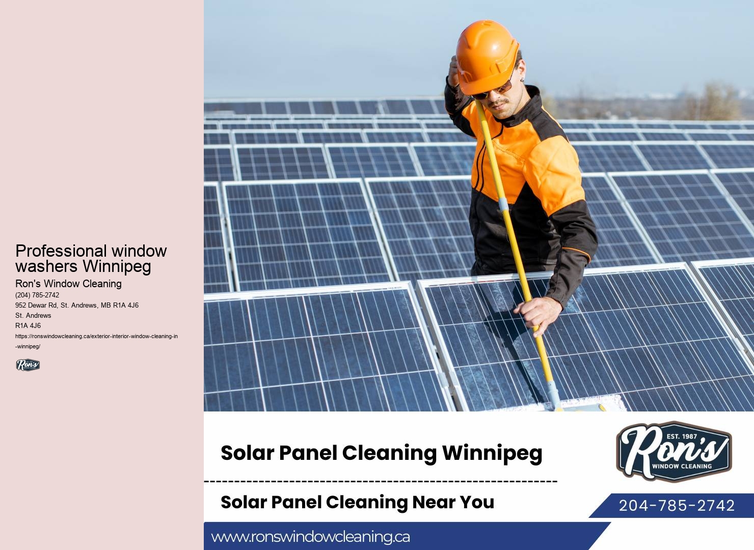 Window cleaning supplies Winnipeg