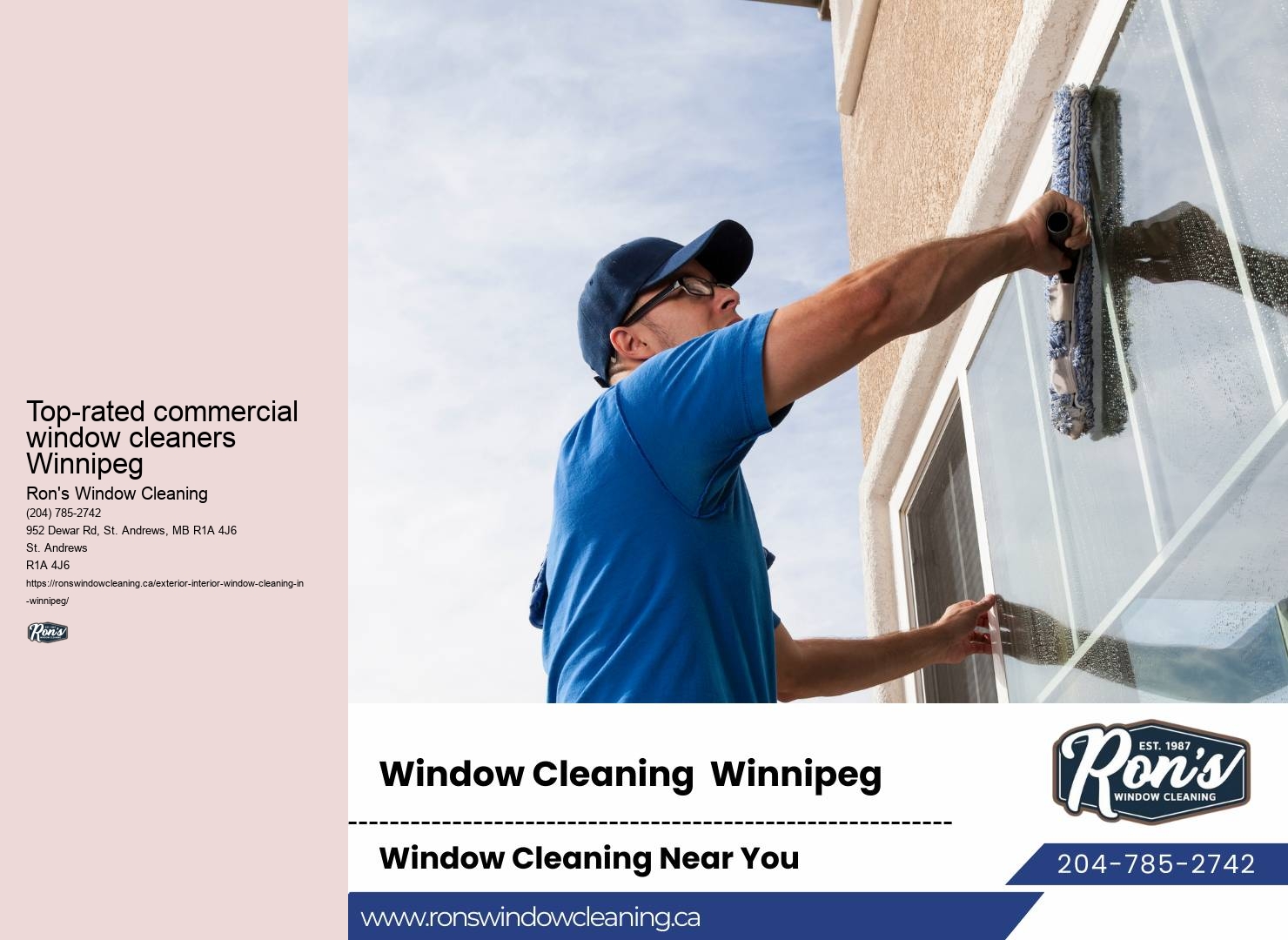 Residential window cleaning tips