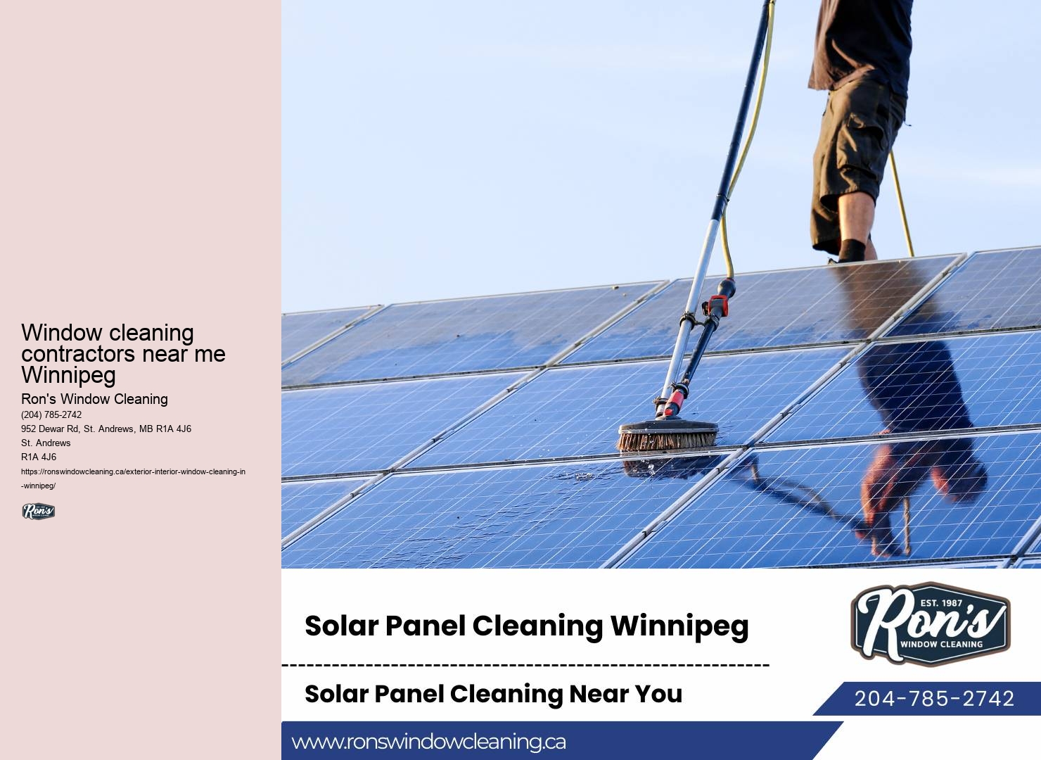 Expert window cleaning services Winnipeg