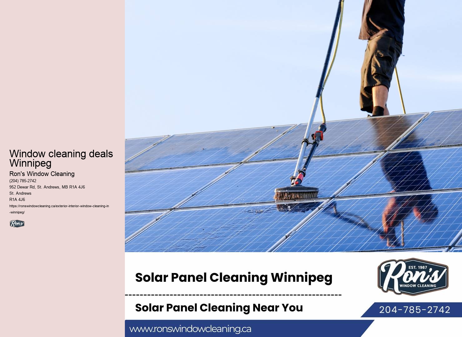 Window cleaning reviews Winnipeg