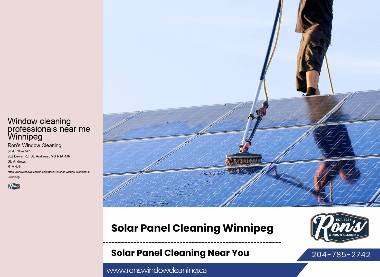 Window cleaning deals near me Winnipeg