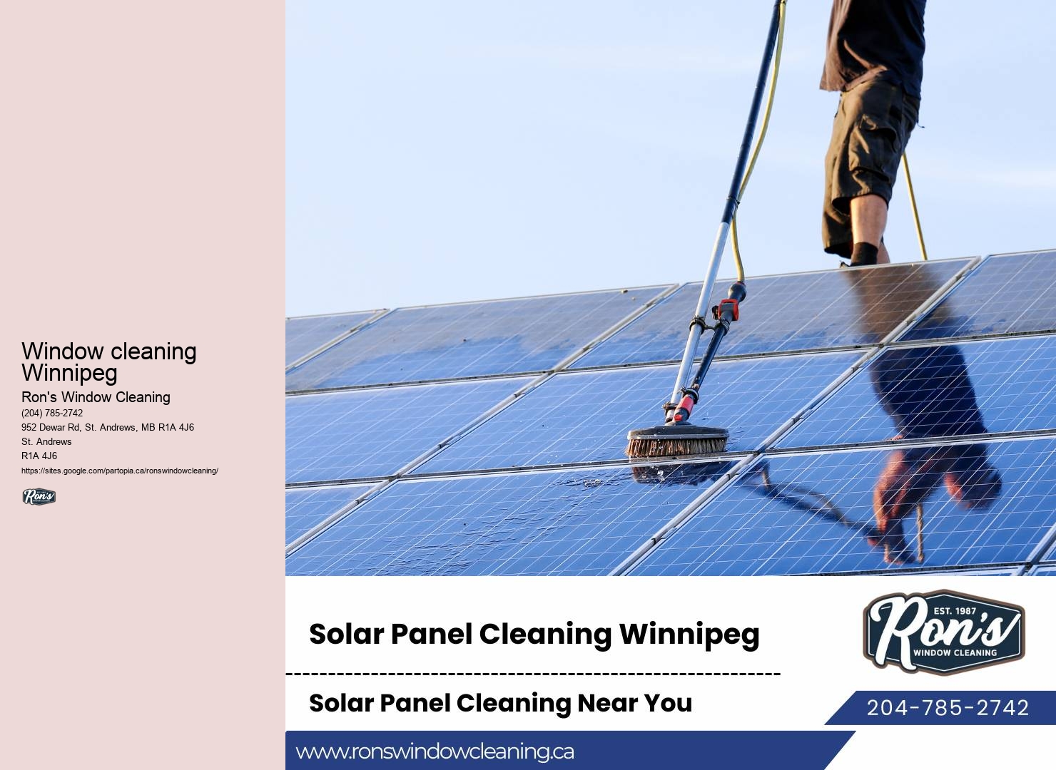 Window cleaning business Winnipeg