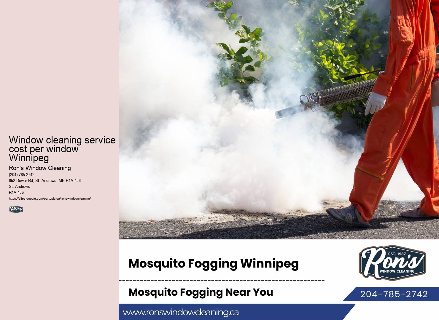 Exterior window cleaning Winnipeg