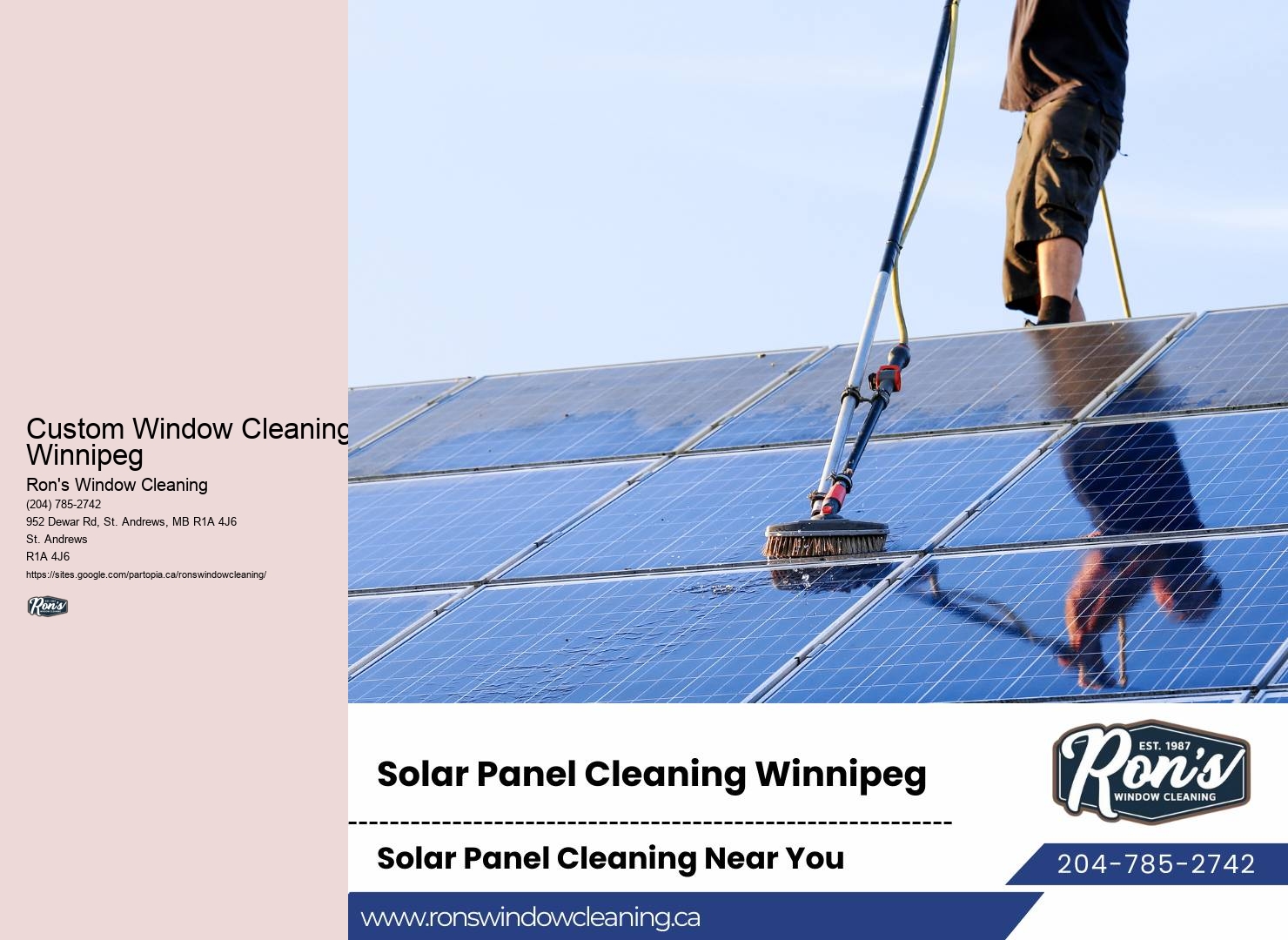 Custom Window Cleaning Winnipeg Window Cleaners