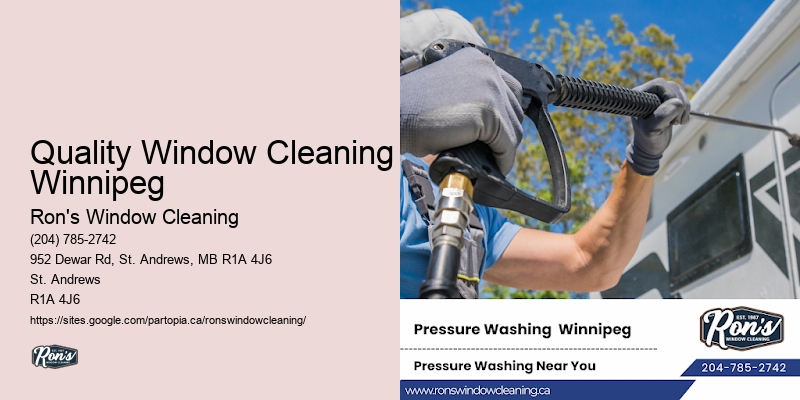Quality Window Cleaning Winnipeg
