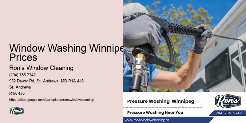 Window Washing Winnipeg Prices